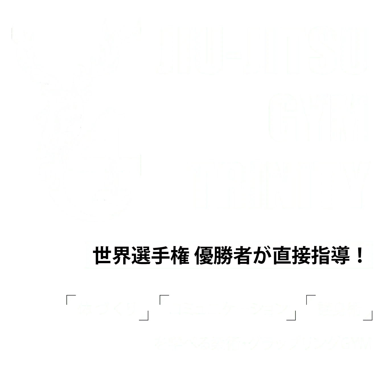 Jiu-Jitsu GYM TRINITY 世界選手権優勝者が直接指導!